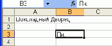 Электронные таблицы Excel
