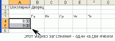 Электронные таблицы Excel
