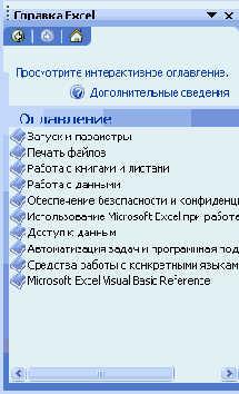 Электронные таблицы Excel