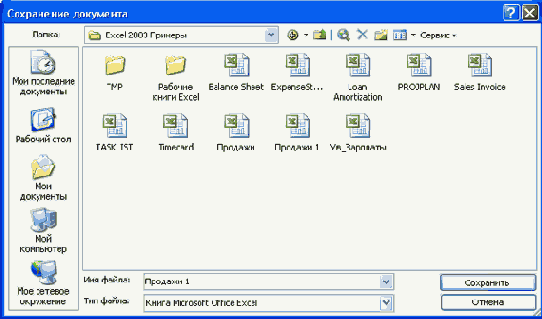 Электронные таблицы Excel