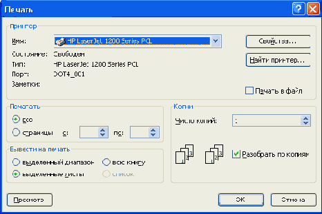 Электронные таблицы Excel