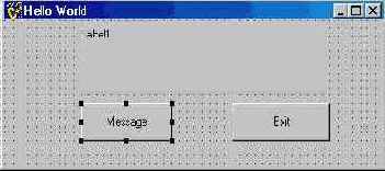 Hello World — приложение GUI