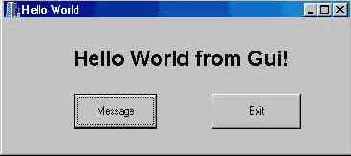 Hello World — приложение GUI
