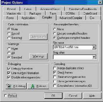Страница Compiler
