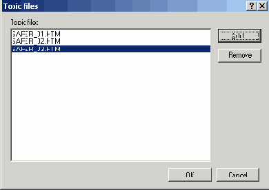   Topic Files
