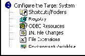   Configure the Target System
